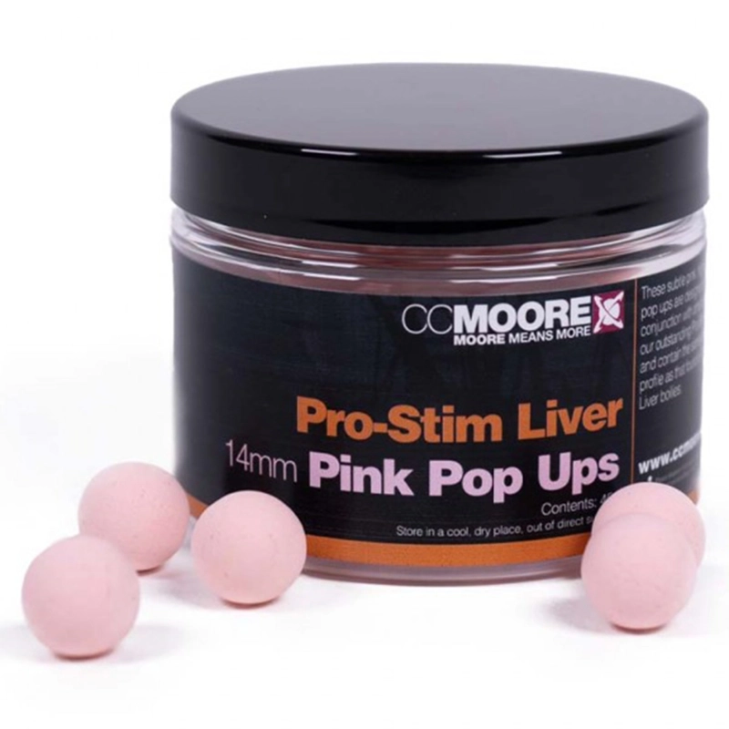 CC Moore Pro-Stim Liver Pink Pop Ups 14mm